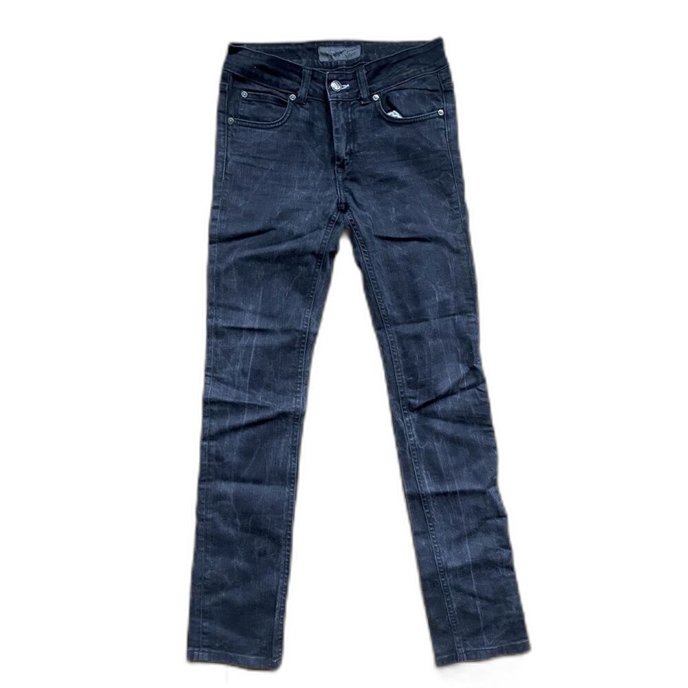 Acne Studios Hex Cash Skinny Jeans size 26/32, faded black wash